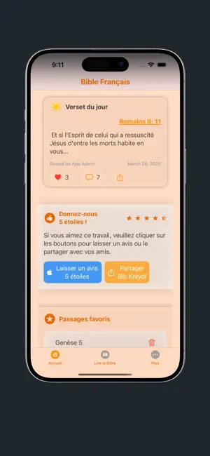 Bible Francais - French Bible screenshot 2