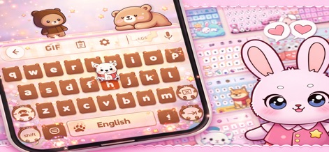 Cute Keyboard: Kawaii & Emoji - Graphics & Design App | MWM
