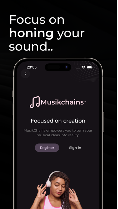 Musikchain Screenshot