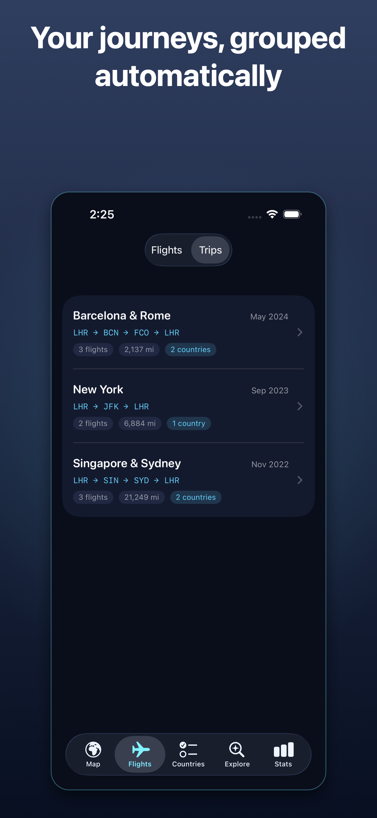 Flown: Live Flights & Trips screenshot 7