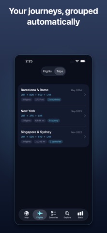 Flown: Flight Tracker & Map Screenshot 6 of 9