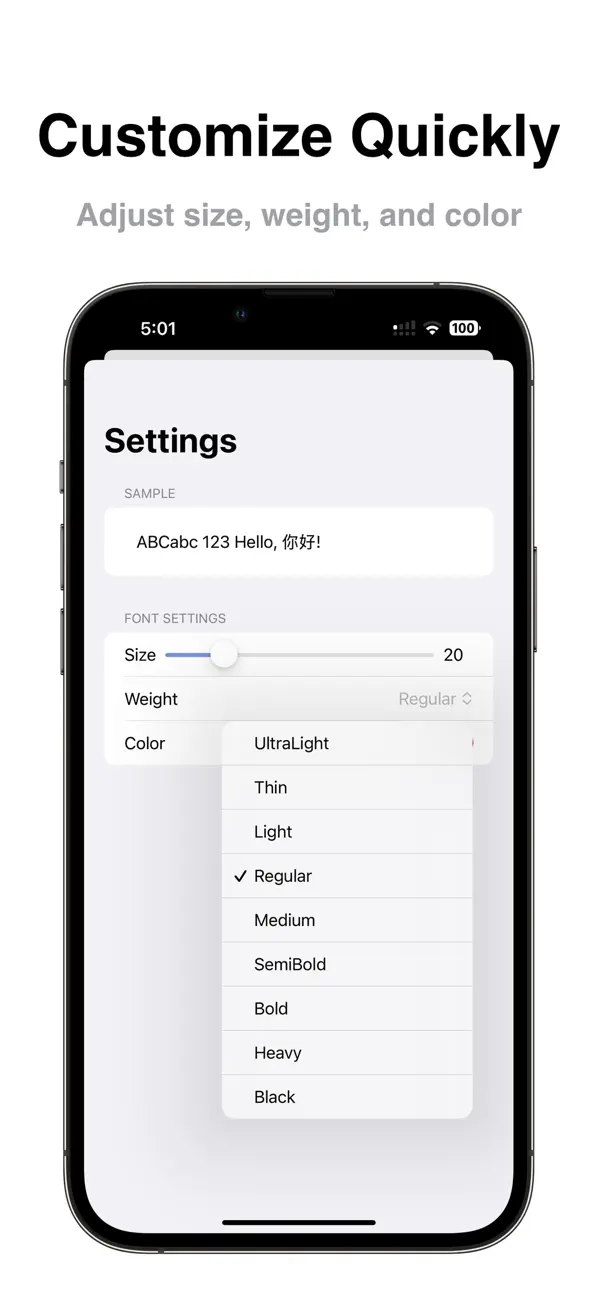 #4. FontMate (iOS) De: Tongze Mao