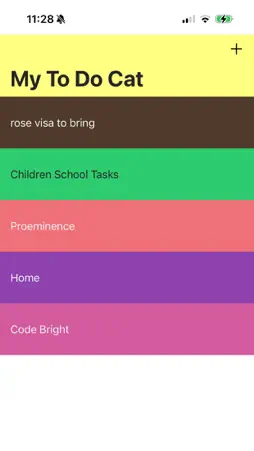 Coloured To Do List screenshot 1