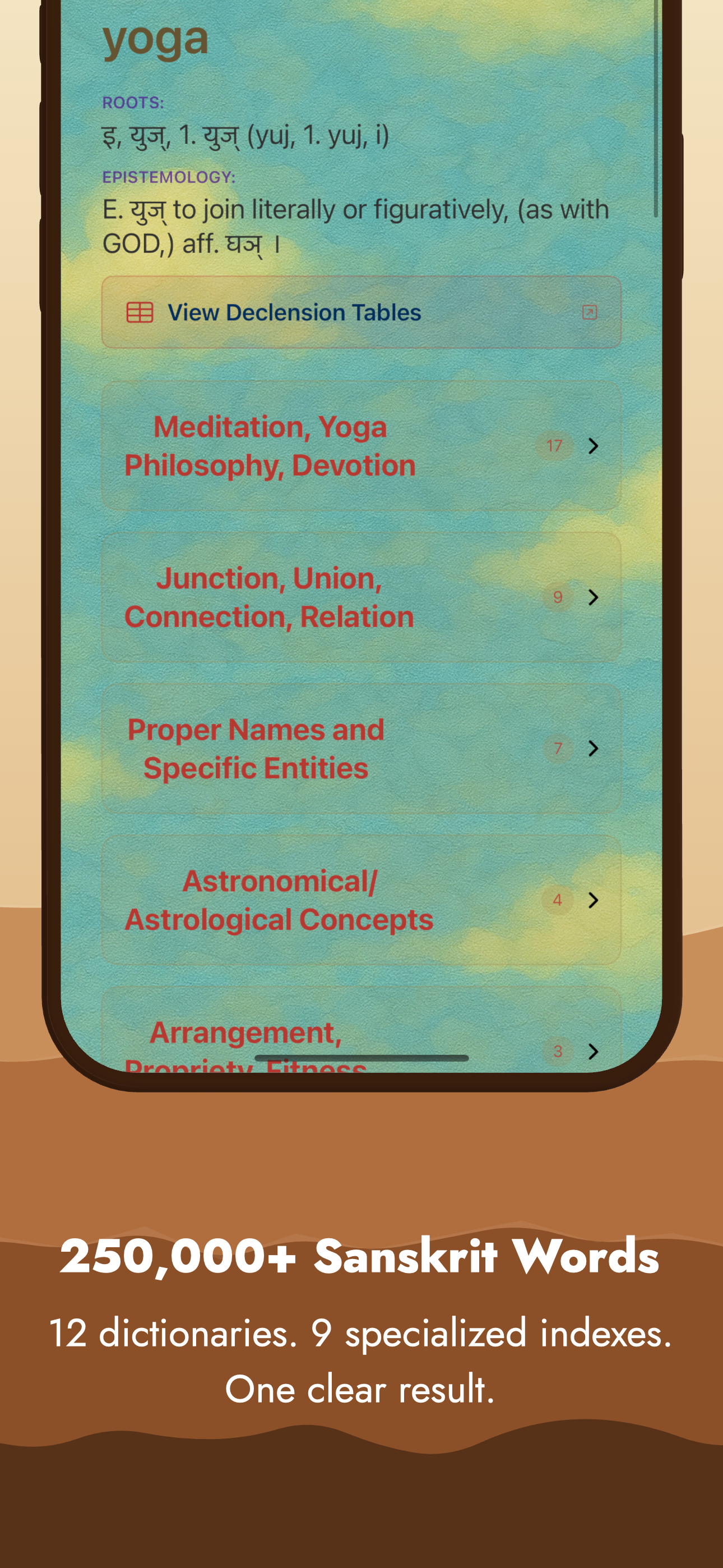 Sanskrit Lexicon: Dictionary screenshot 2
