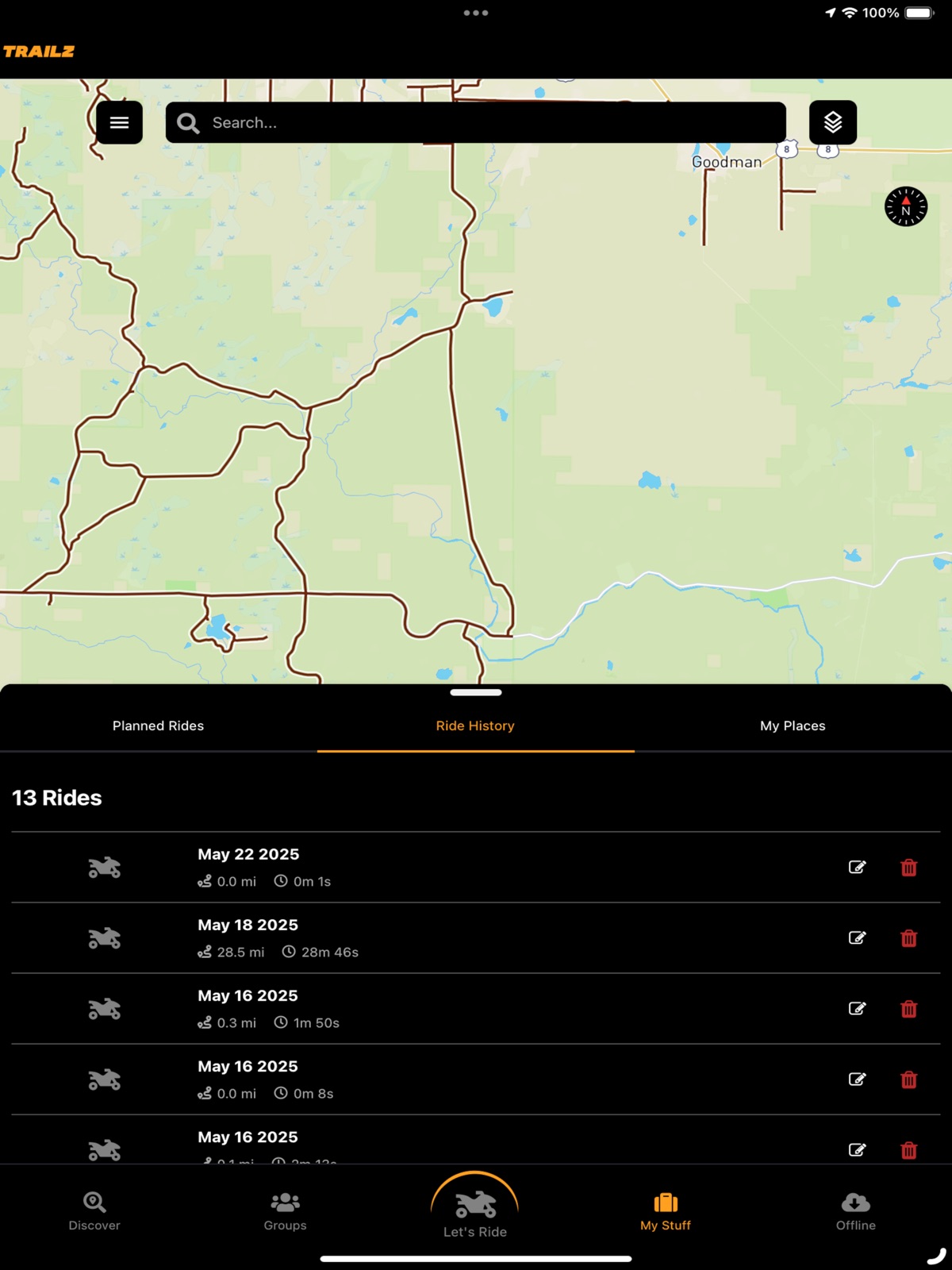 Trailz - Let's Ride! ipad screenshot 2