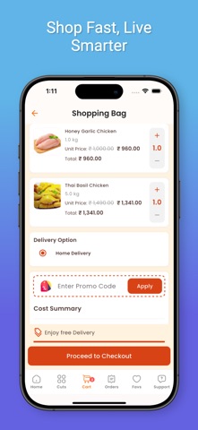 DiamondFreshChicken iPhone screenshot