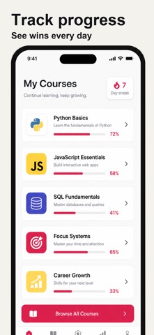Skill: Daily Microlearning iPhone screenshot