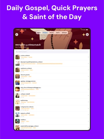 Prarthanakal: Malayalam Prayer iPad screenshot