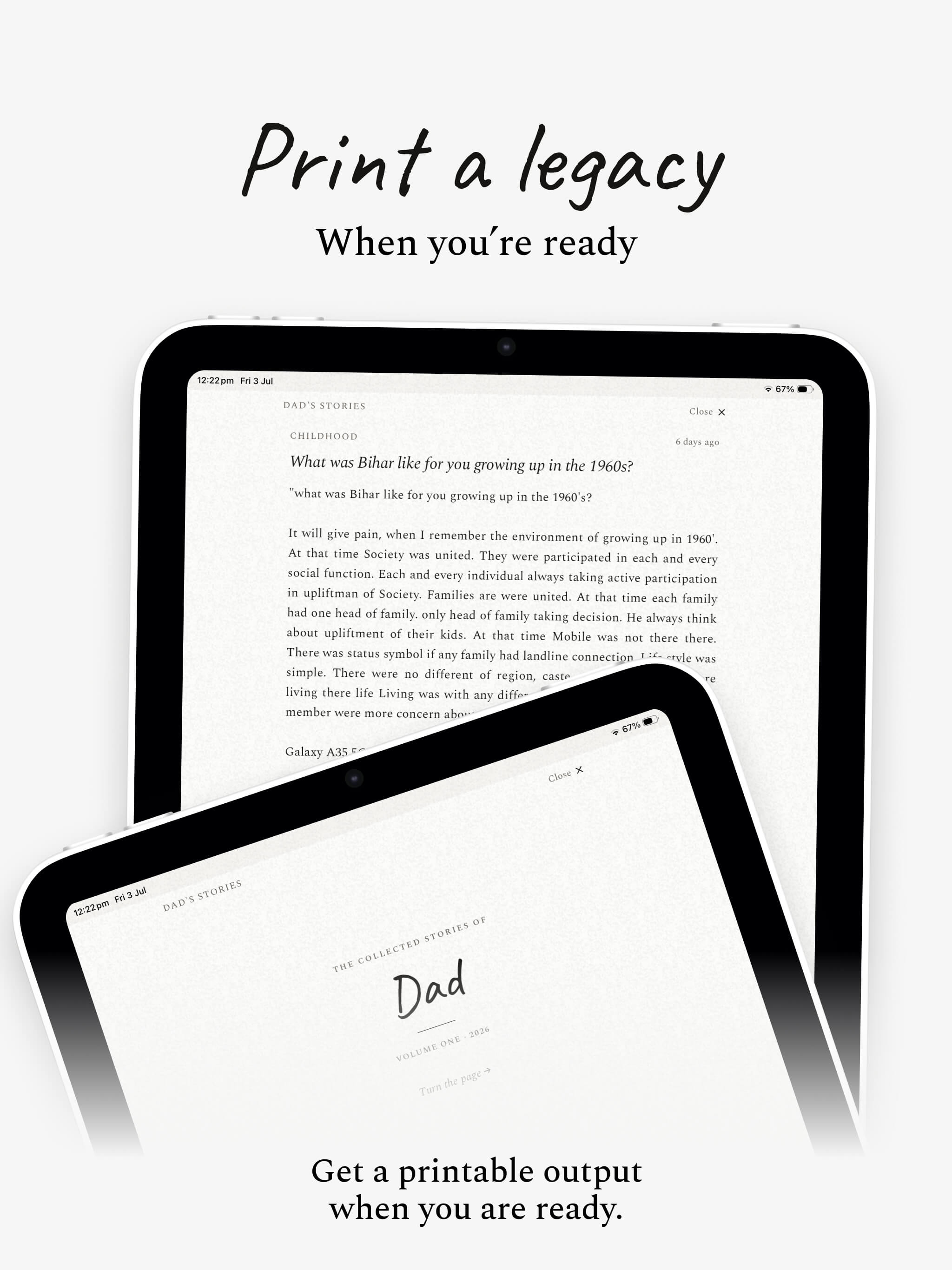 Longhand: Life Story Journal screenshot 18