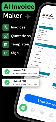 Invoqure app iPhone screenshot
