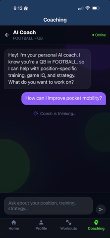 SportsIQ: AI Sports Coach screenshot