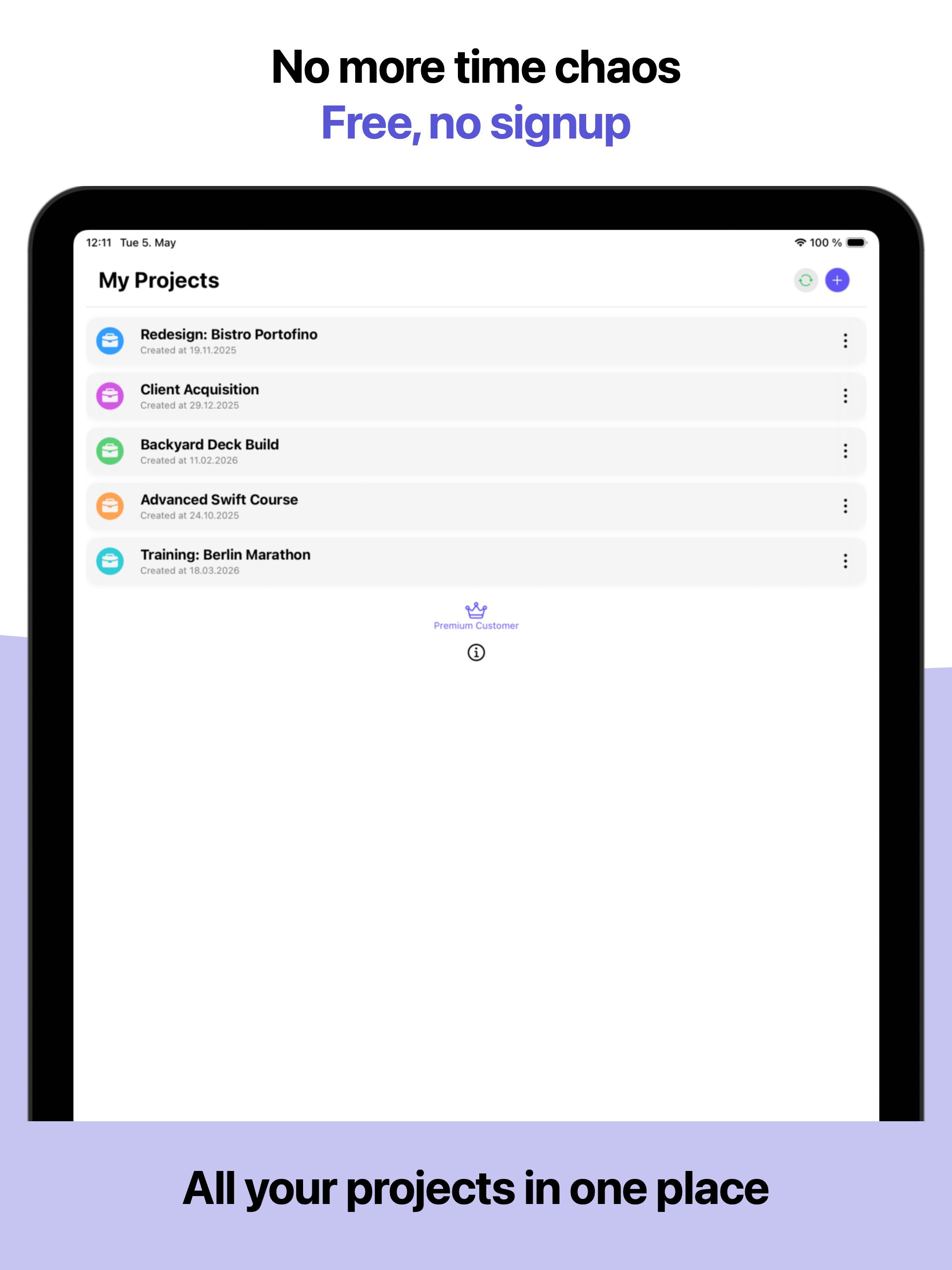 Project Time Tracker: Hours screenshot 7