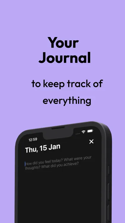 Screenshot 6 di 6 di Onrise: Habit Tracker & Focus