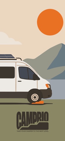 Camprio Camper Van Level app screenshot