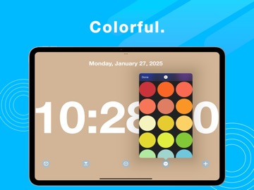 ClockZ | Desk Clock & Alarm iPad screenshot