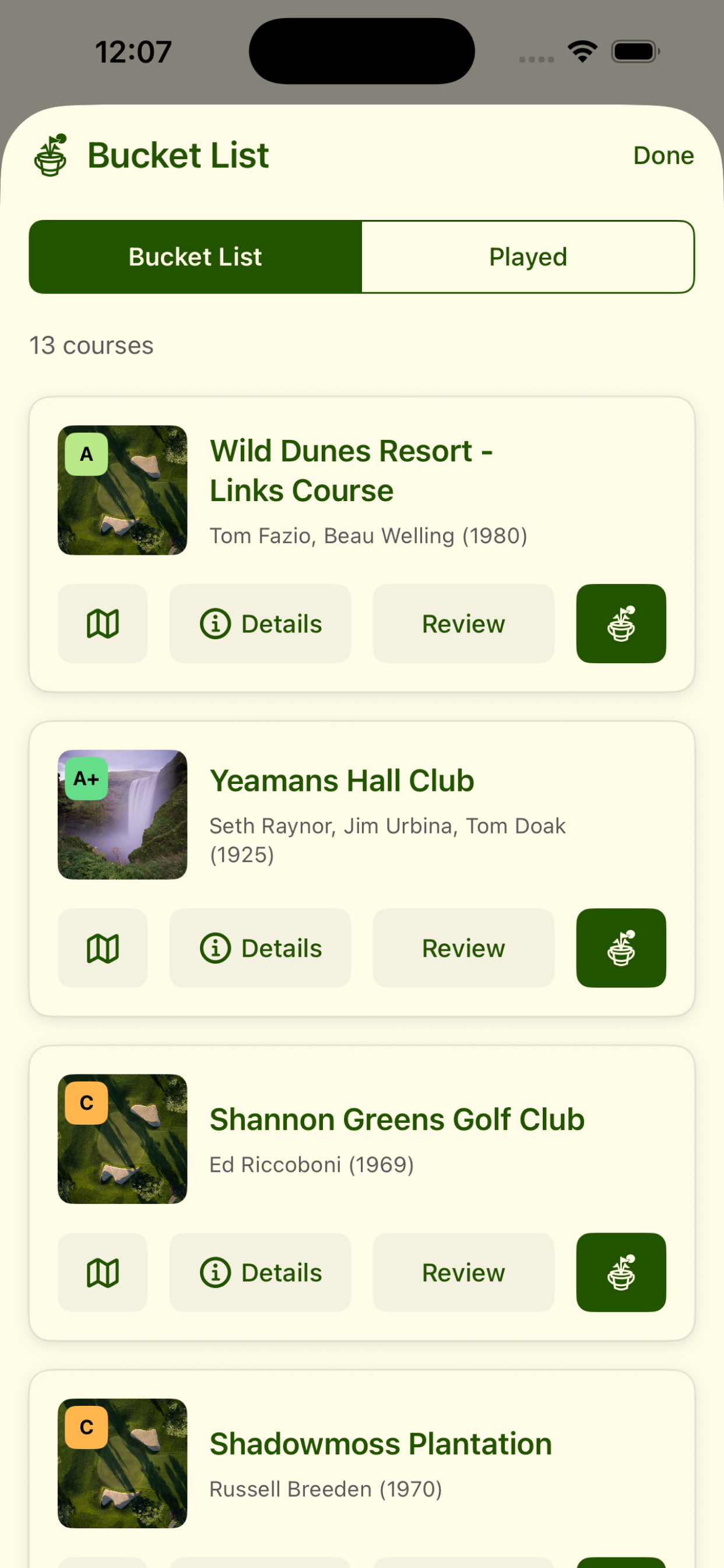 Course Management Golf
