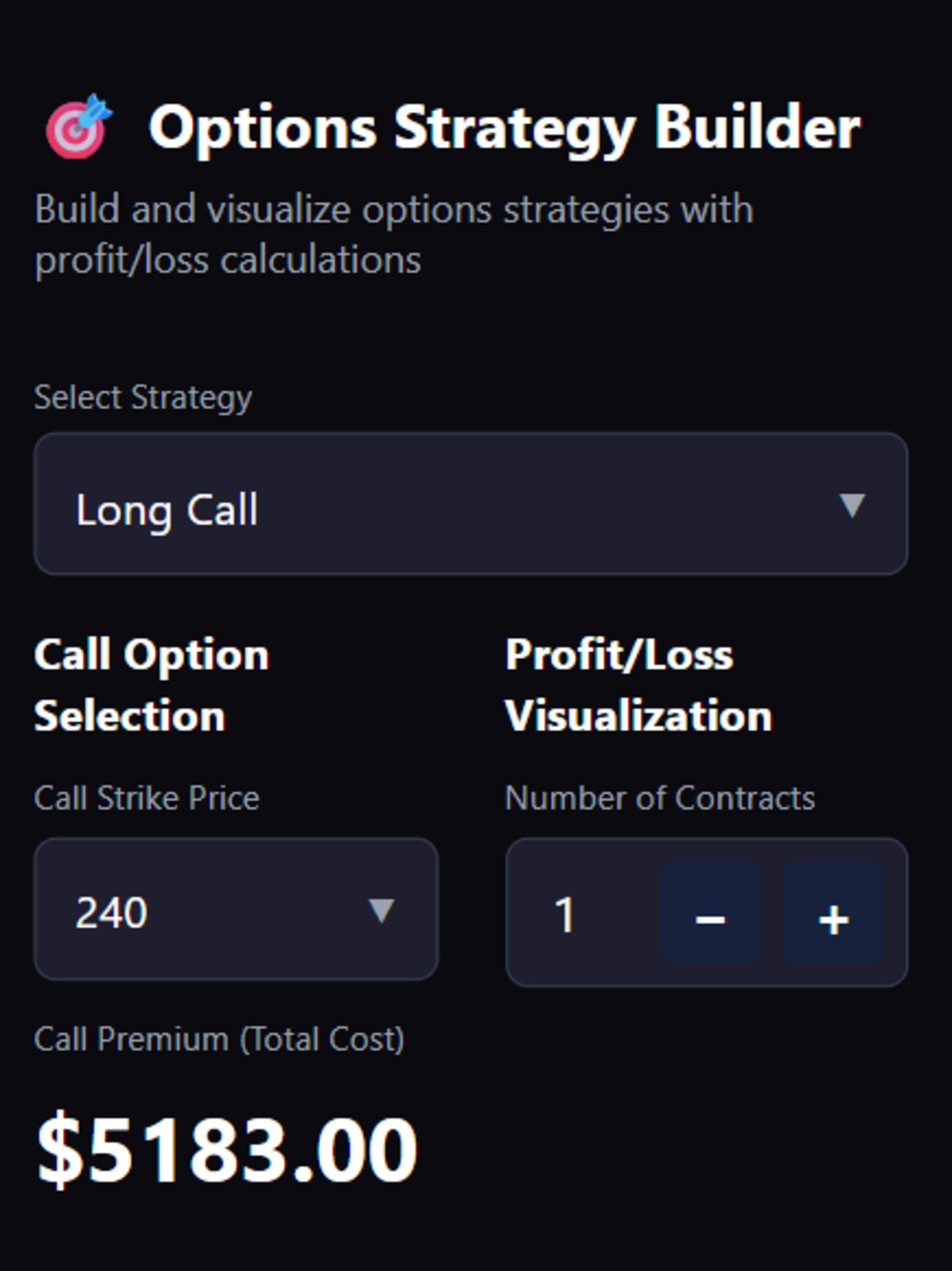 StockOptionsView screenshot 10