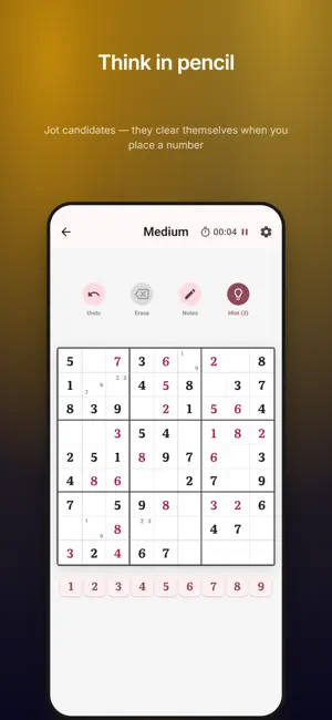 BlueSudoku: Calm Puzzle screenshot 4