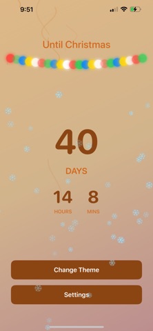 Christmas Countdown Magic iPhone screenshot