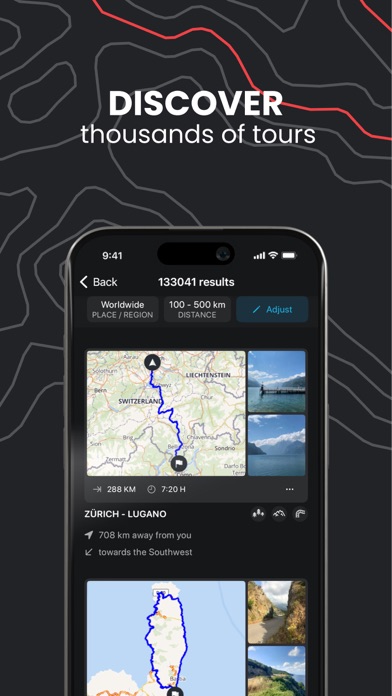 calimoto Motorcycle Navigation Screenshot