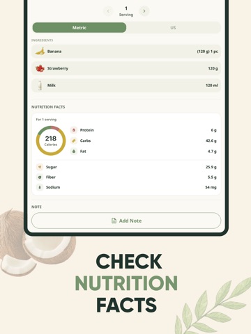 Drink Recipes: Smoothie, Juice iPad screenshot
