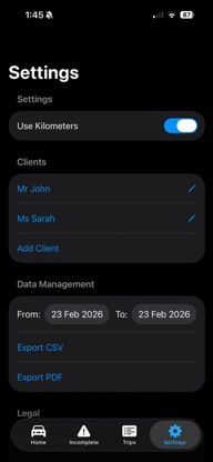 DriveNote- Vehicle Logbook screenshot 6