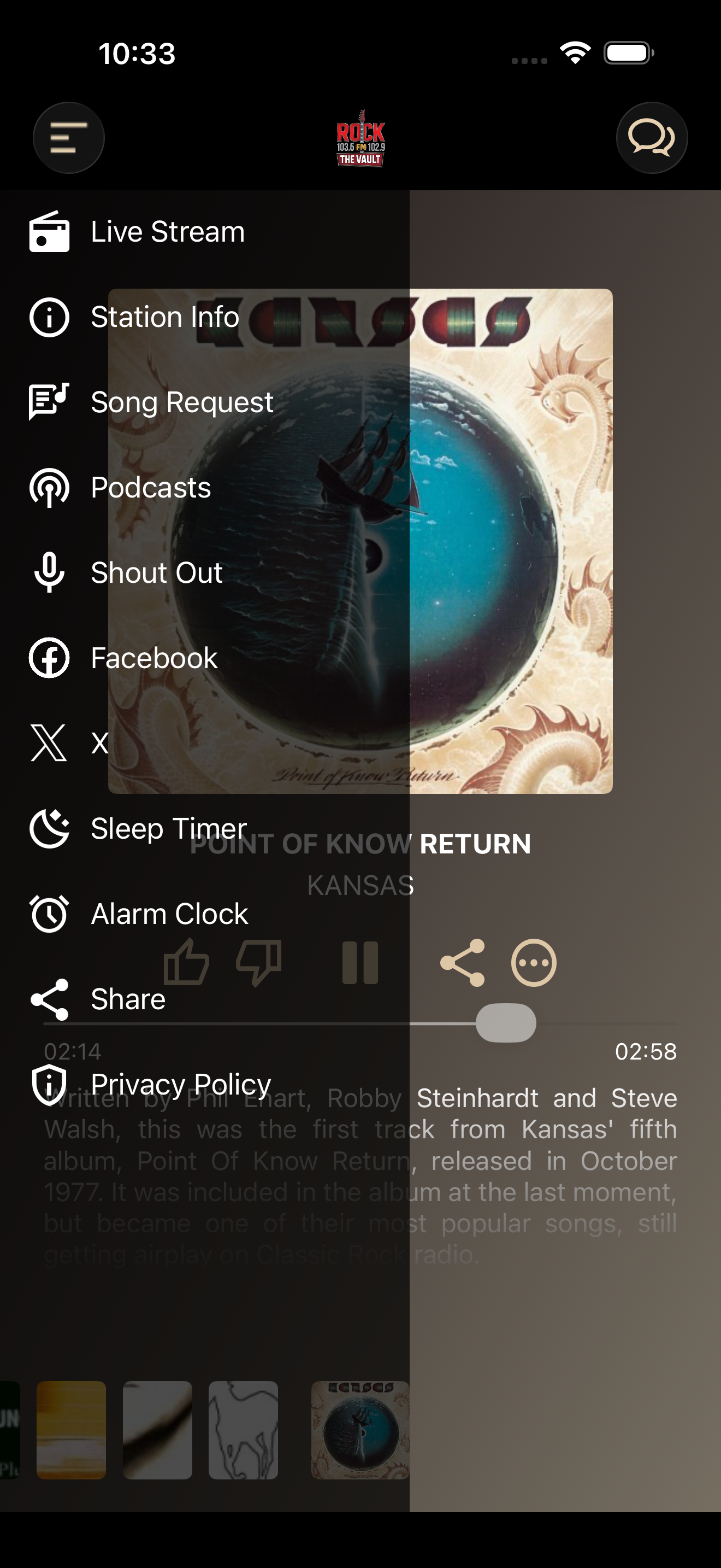 The Vault 103.5 screenshot 3