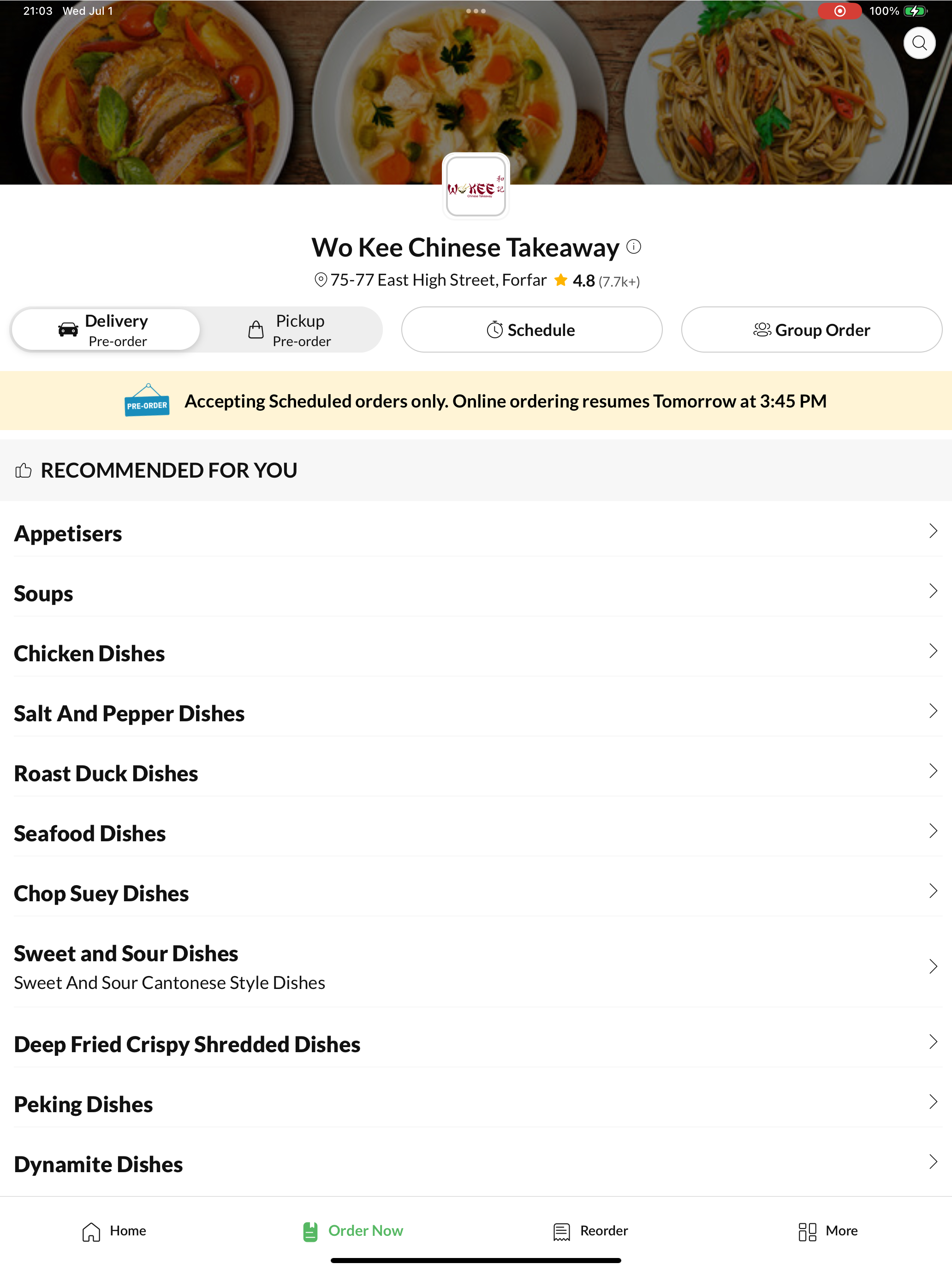 Wo Kee Chinese Takeaway. screenshot 6