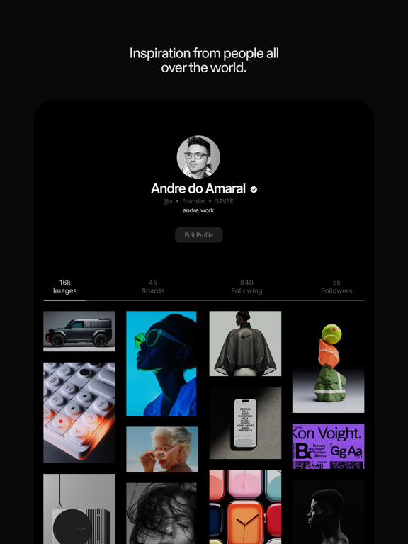 Savee — Inspiration for you iPad screenshot 4 - Lifestyle app