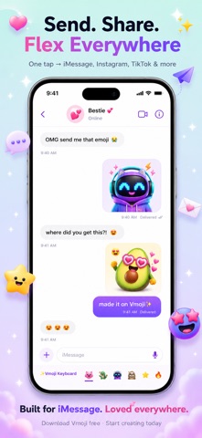 Vmoji - AI Gen Emoji & Mix screenshot