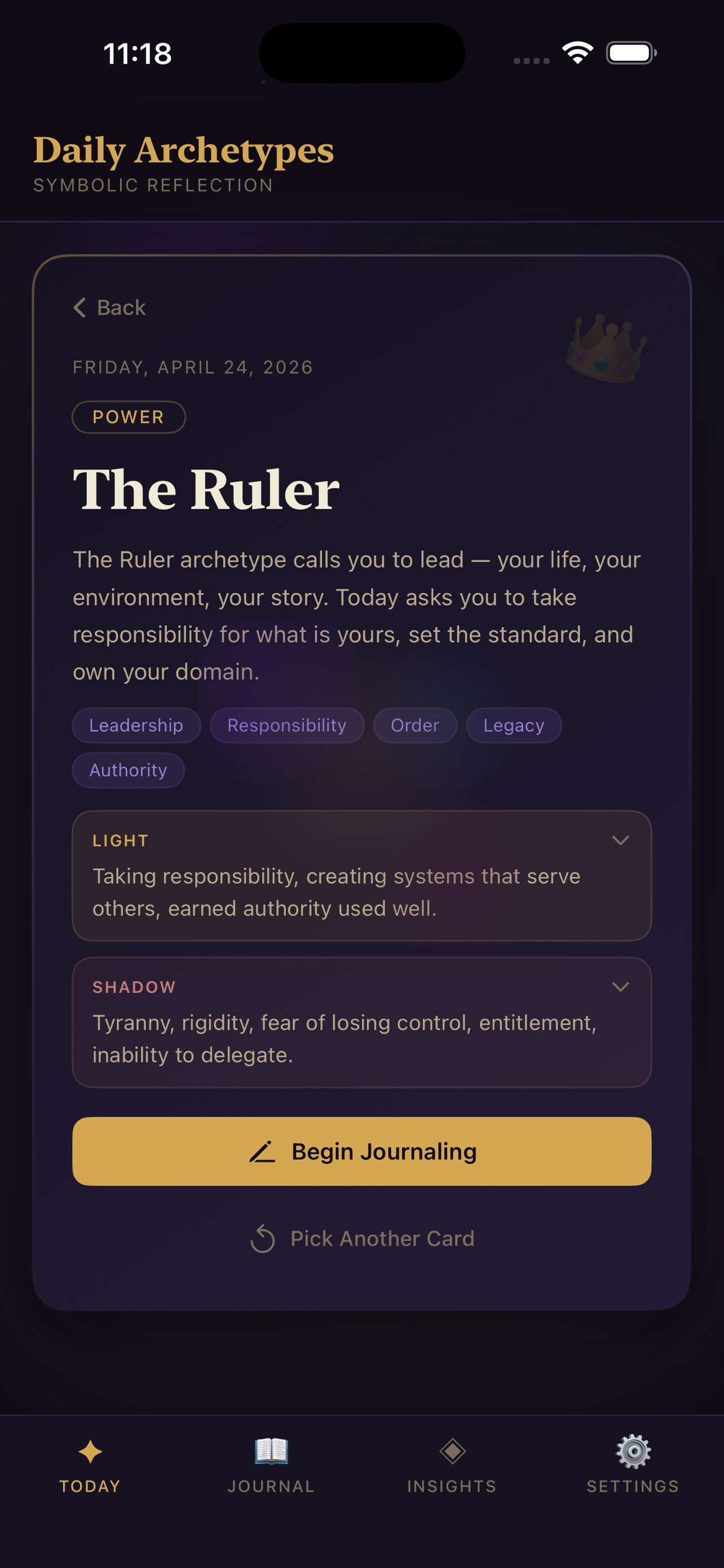 Daily Archetypes screenshot 2