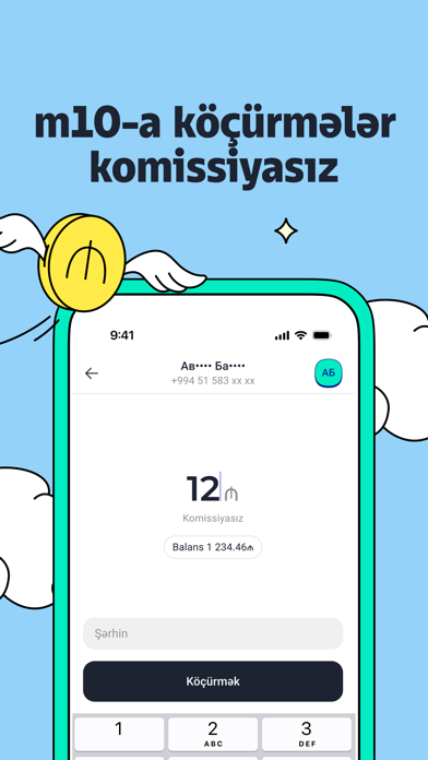 m10 — Digital Wallet Screenshot