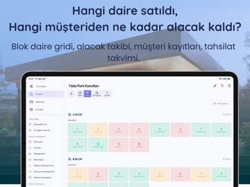 ŞantiyePro - İnşaat Muhasebesi iPad screenshot
