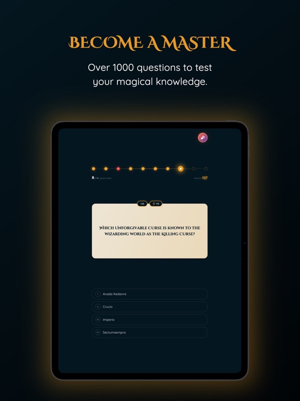 Quiz inspired by Harry Potter screenshot 7