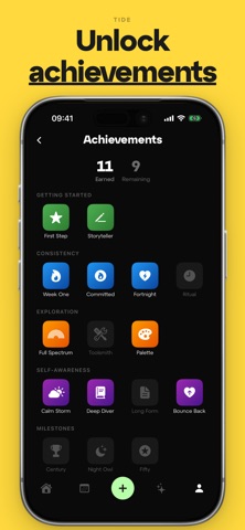 Tide: AI Mood Journal iPhone screenshot