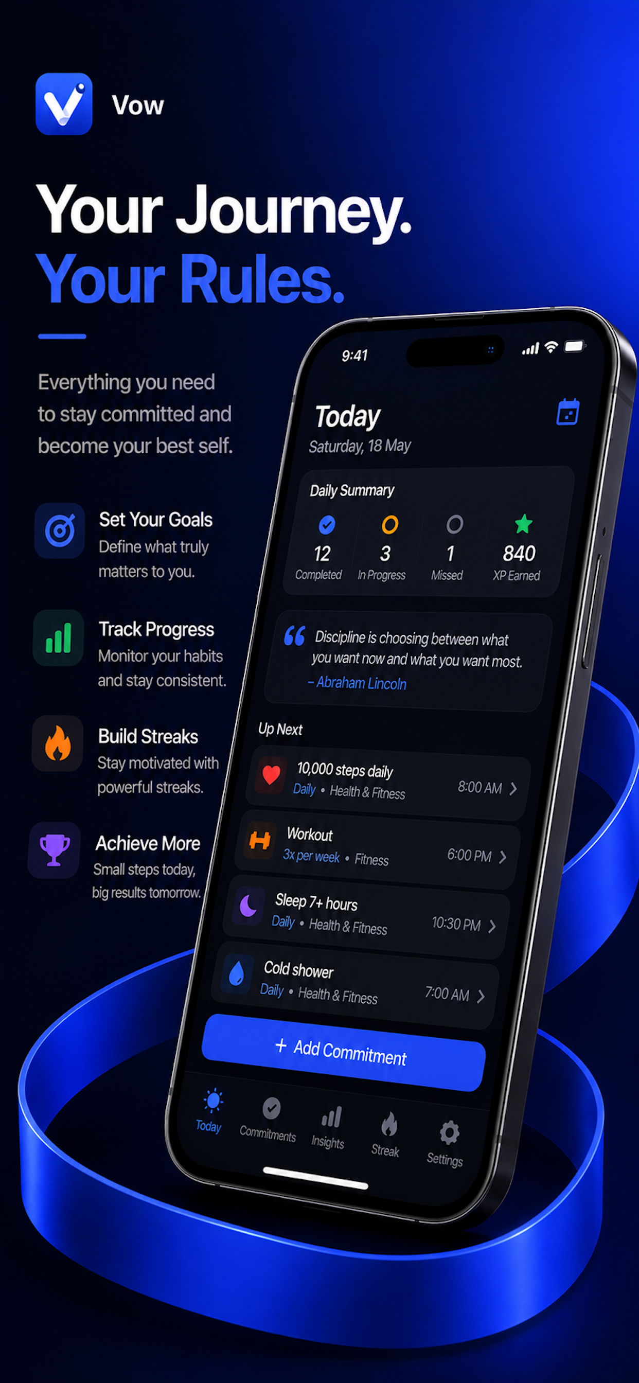 Vow - Commitment Tracker