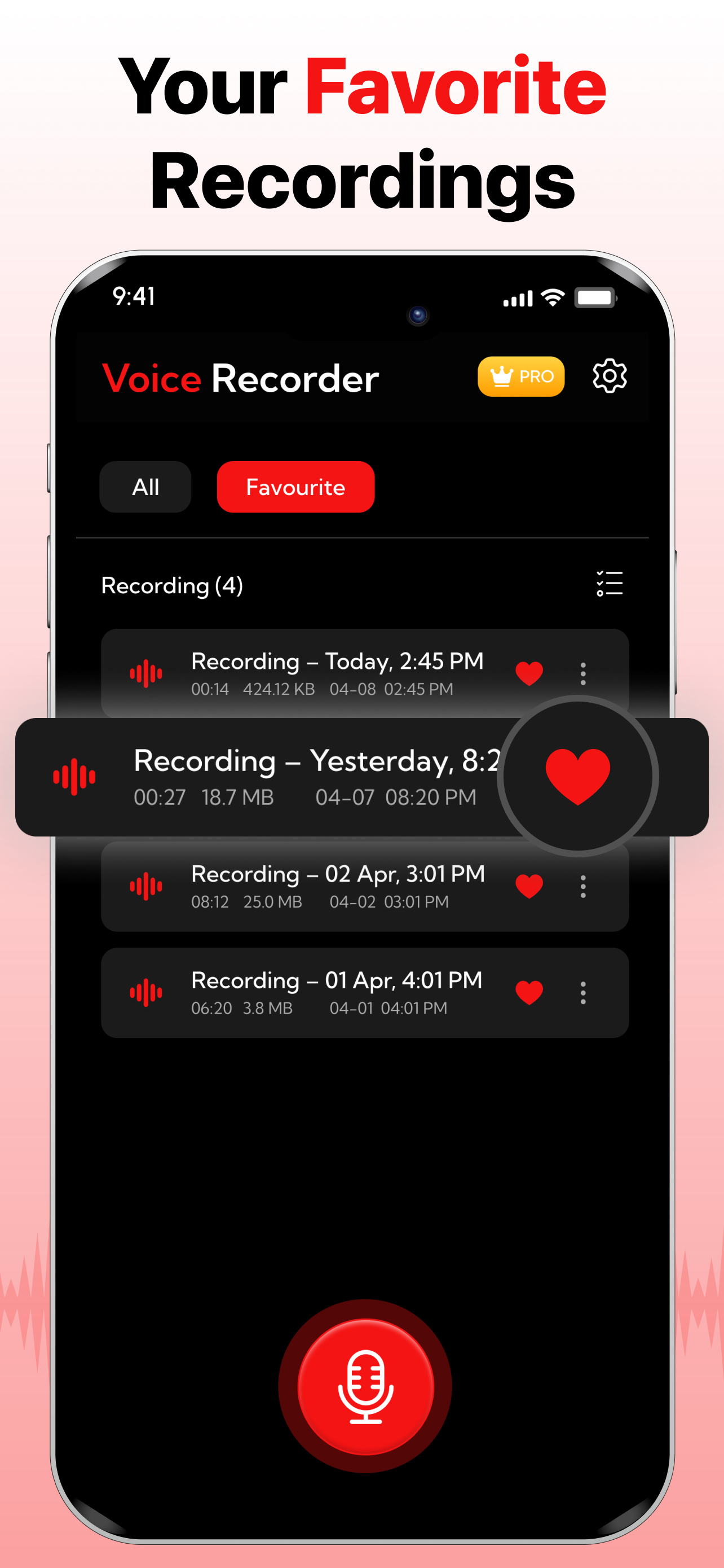 Voice Recorder : Recorder screenshot 3