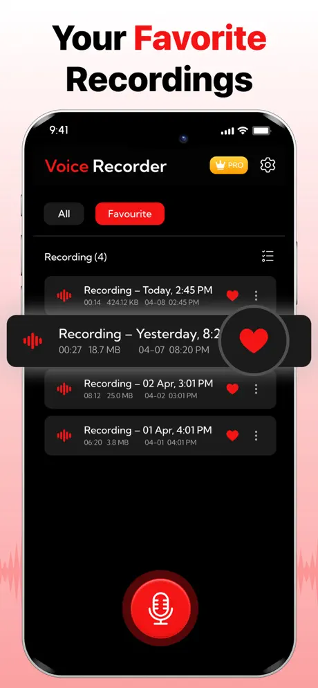 Voice Recorder : Recorder screenshot 3