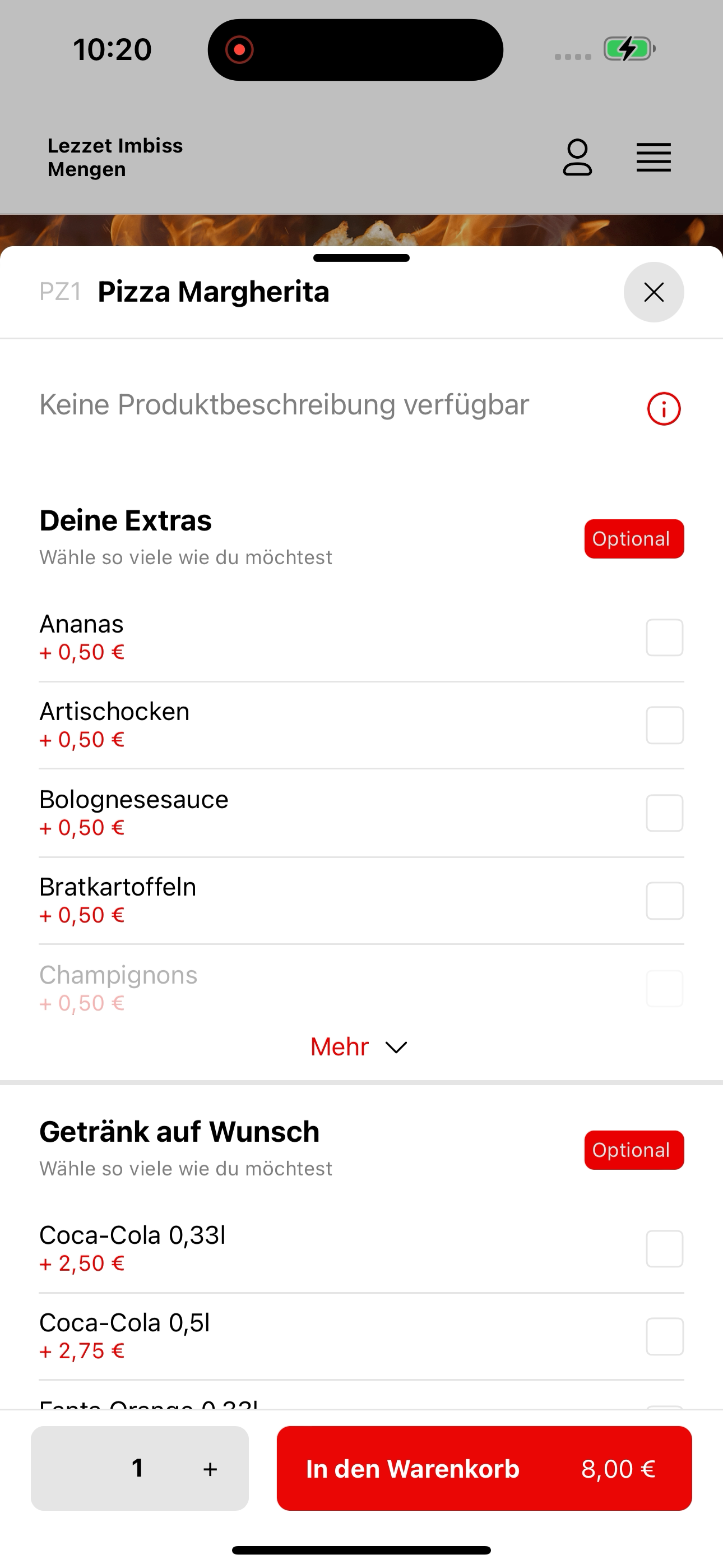 Lezzet Imbiss Mengen screenshot 7