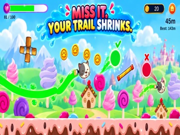 Color Trail: Shape Run iPad screenshot