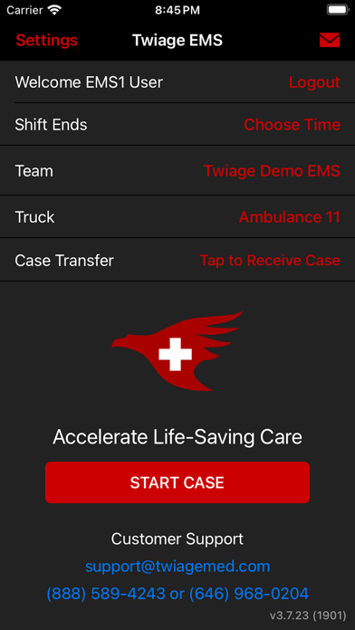TigerConnect EMS Screenshot