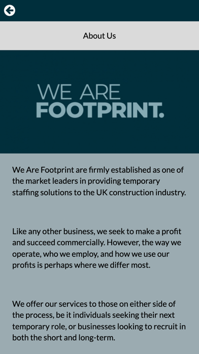 We Are Footprint Screenshot
