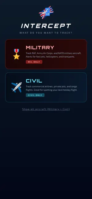 Intercept Radar screenshot 1