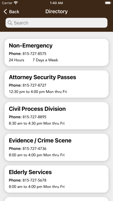 Will County Sheriffs Office IL Screenshot