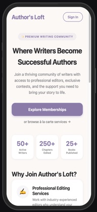 Author's Loft screenshot 1