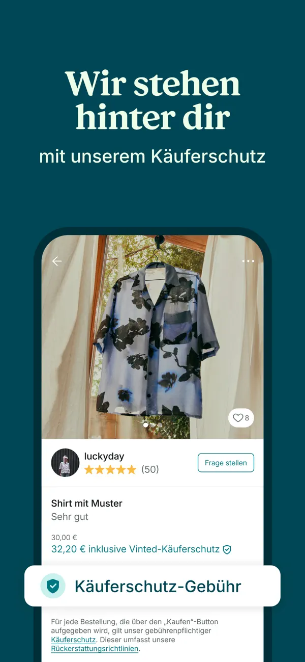 Vinted: Secondhand-Marktplatz iPhone App Screenshot 3 – Shopping