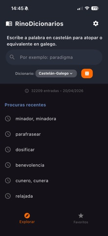 Rinodicionarios Screenshot 1 of 4