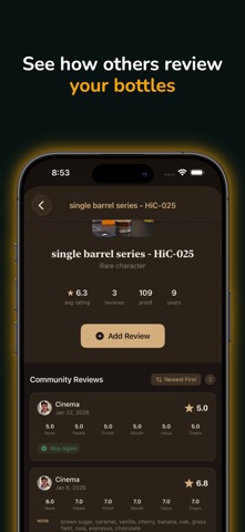 BourbonCloset - WhiskyTracker screenshot