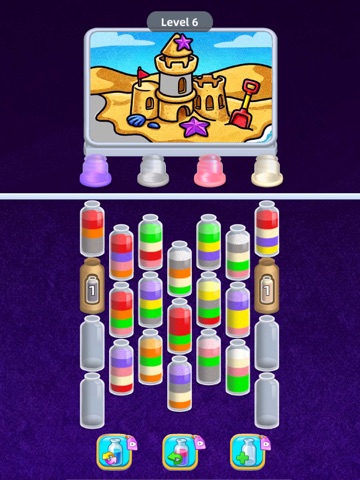 Sand Frenzy: Water Sort Jigsaw iPad screenshot