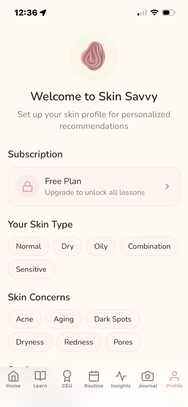 Screenshot #1 pour Skin-Savvy